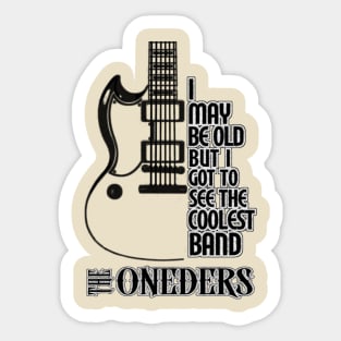 the oneders Sticker